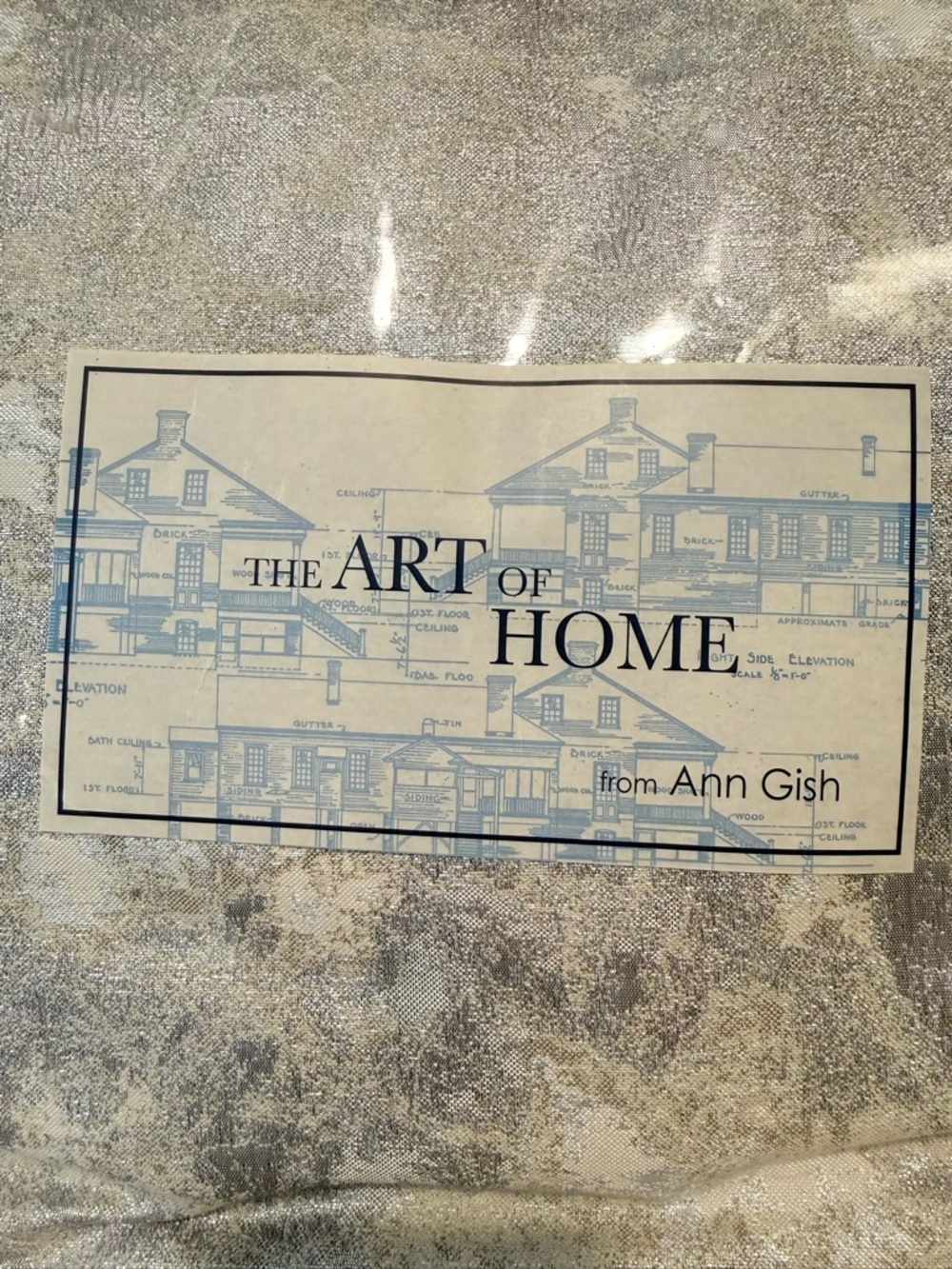 The Art Of Home Ann Gish King Duvet Set Terrazzo Silver New $525 W/Pillow Shams - Picture 6 of 12